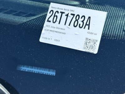 2022 Jeep Cherokee Trailhawk 4x4