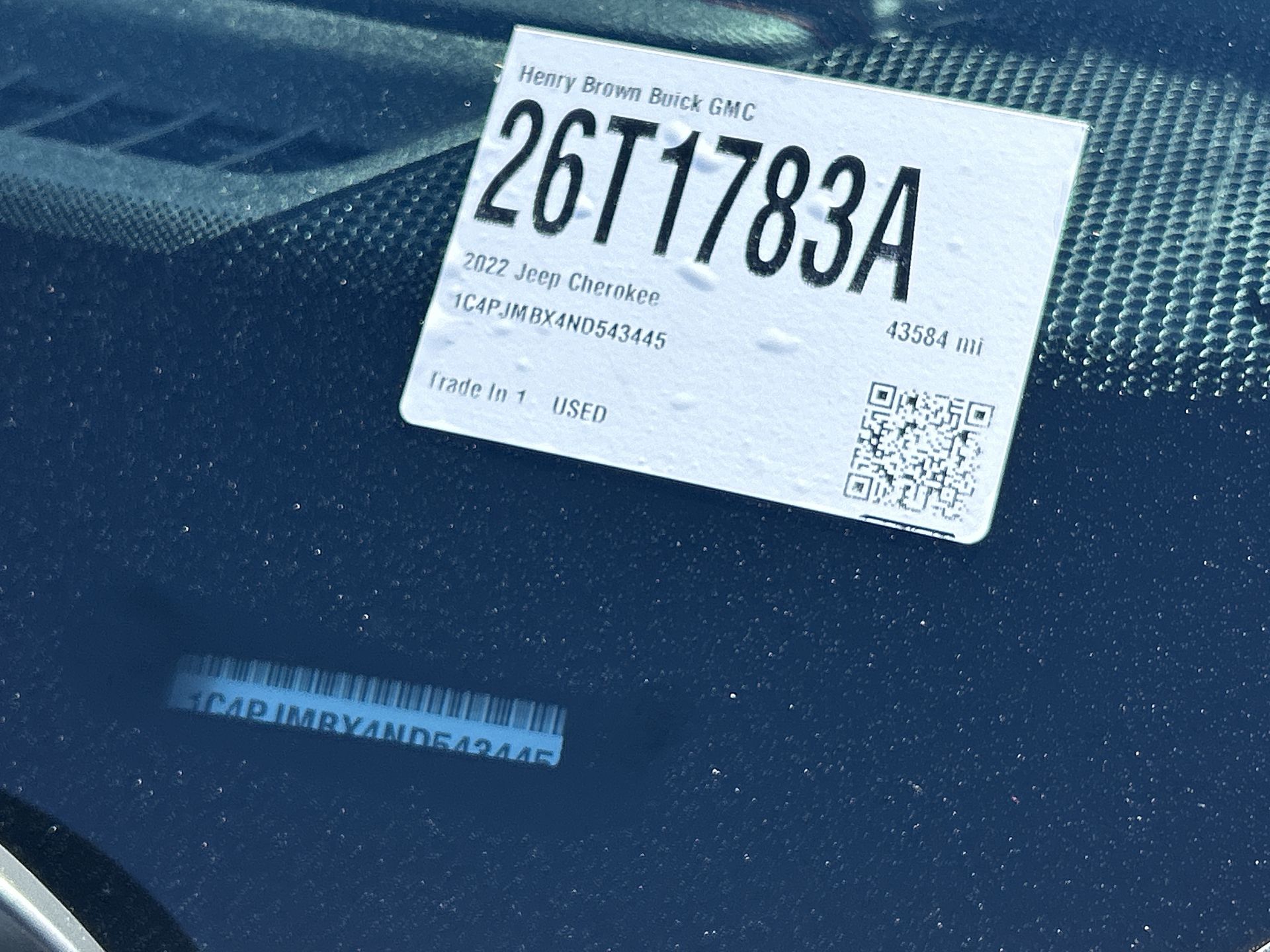 2022 Jeep Cherokee Trailhawk 4x4