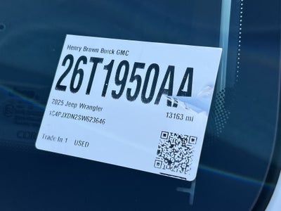 2025 Jeep Wrangler 4-Door Willys 4x4