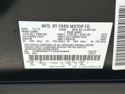 2018 Ford Explorer Sport