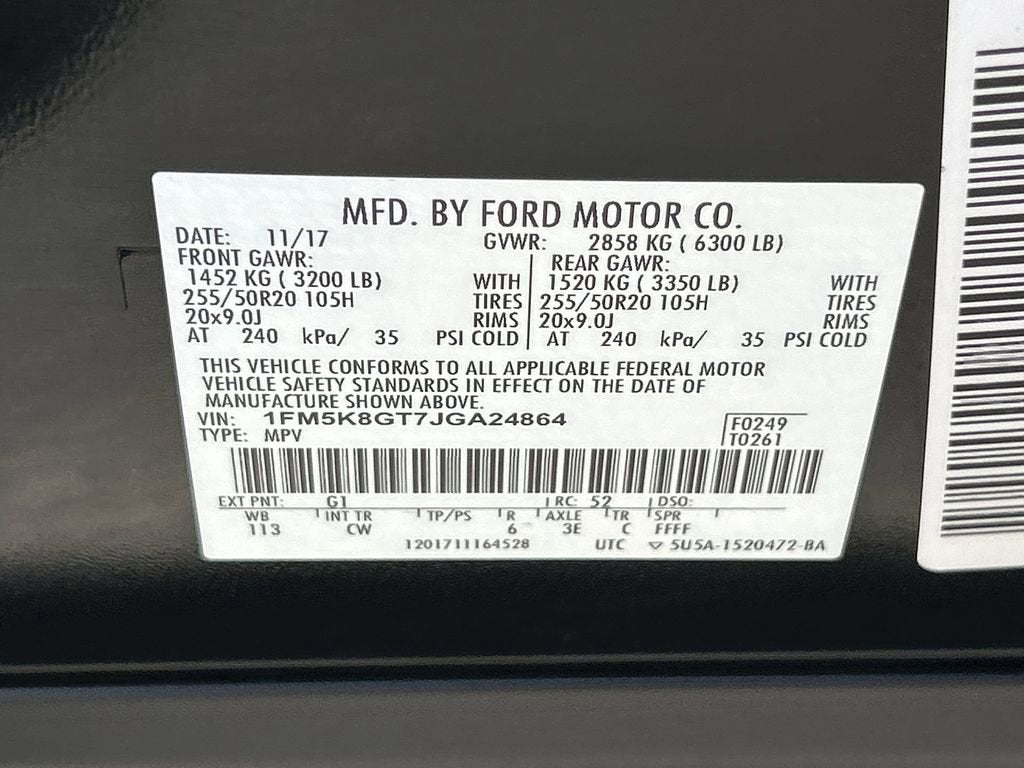 2018 Ford Explorer Sport