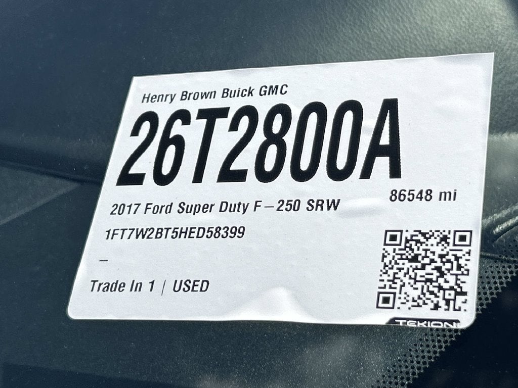 2017 Ford Super Duty F-250 SRW Lariat