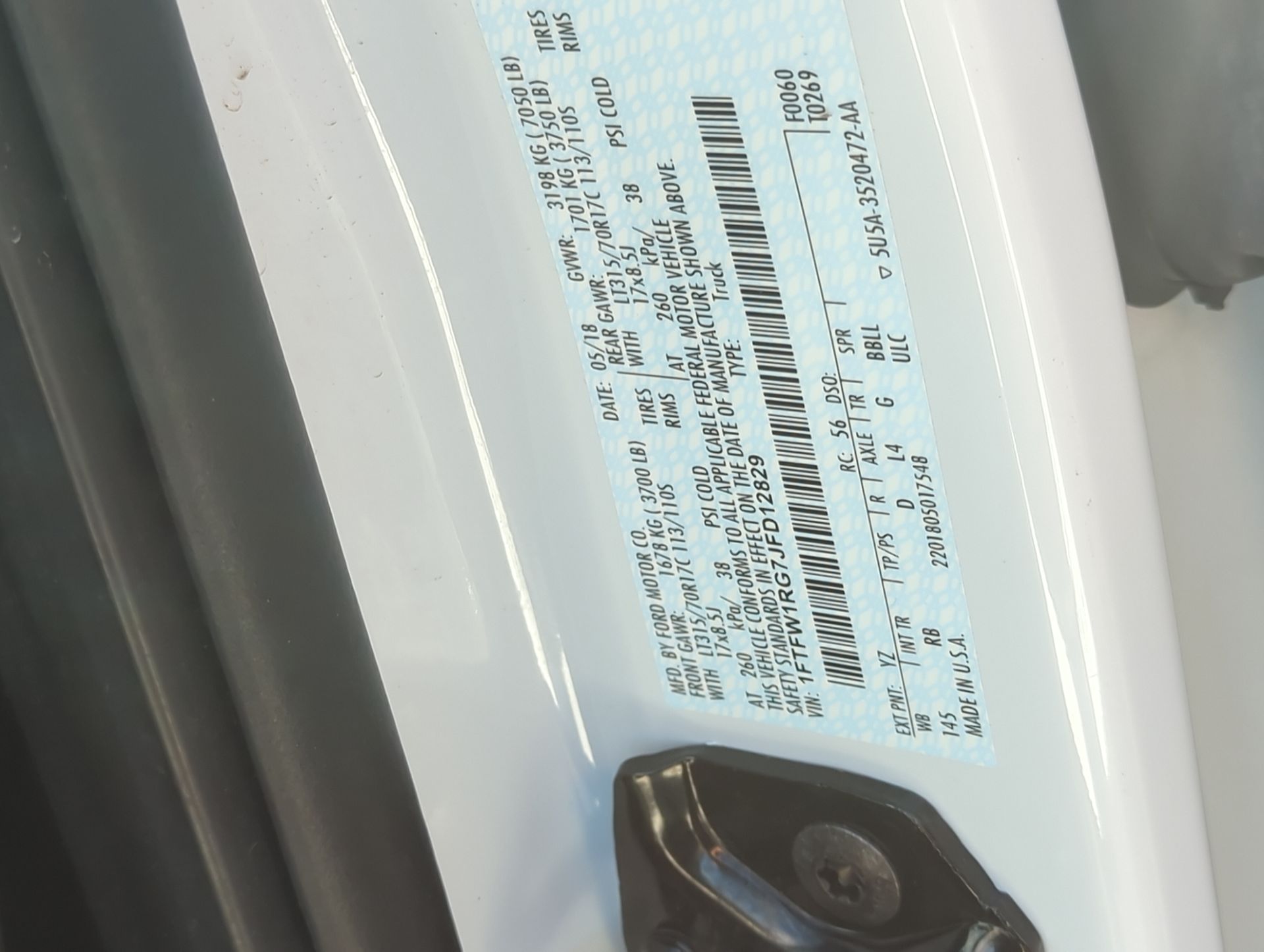 2018 Ford F-150 Raptor