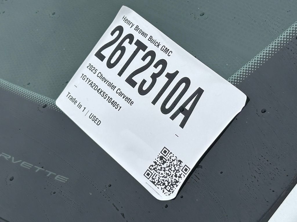 2025 Chevrolet Corvette Stingray 1LT