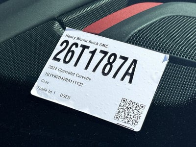 2024 Chevrolet Corvette Stingray 2LT