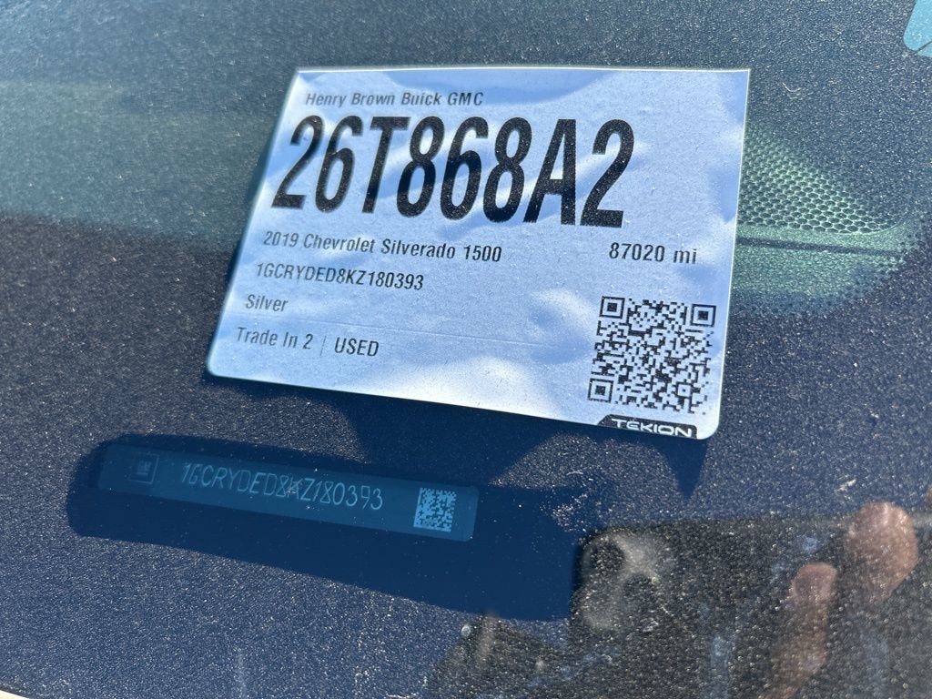 2019 Chevrolet Silverado 1500 LT