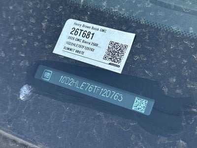 2026 GMC Sierra 2500 HD Pro