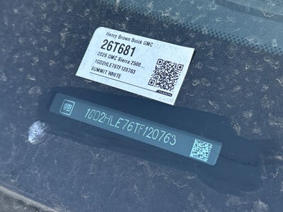 2026 GMC Sierra 2500 HD Pro