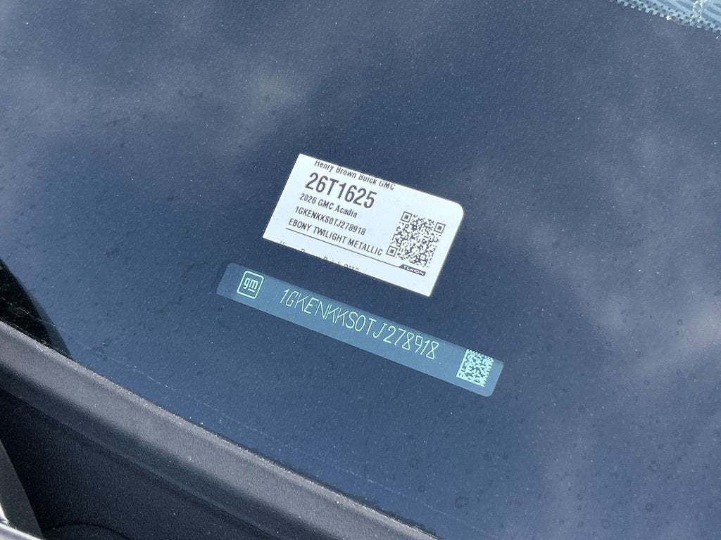 2026 GMC Acadia Elevation