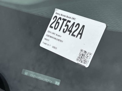 2024 GMC Acadia Elevation