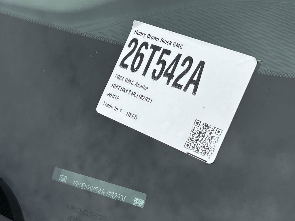 2024 GMC Acadia Elevation