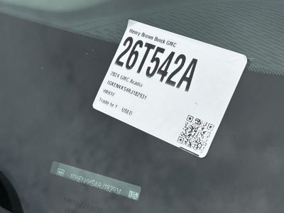 2024 GMC Acadia Elevation