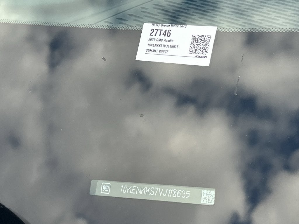 2027 GMC Acadia Elevation