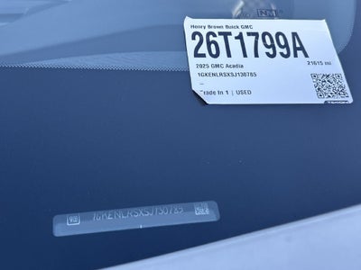 2025 GMC Acadia Denali