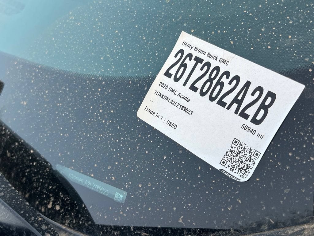 2020 GMC Acadia SLE