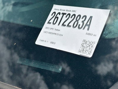 2023 GMC Yukon SLE