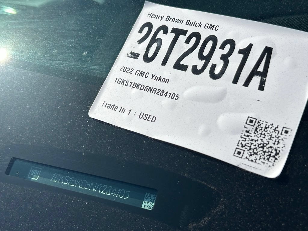 2022 GMC Yukon SLT
