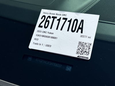 2025 GMC Yukon Elevation