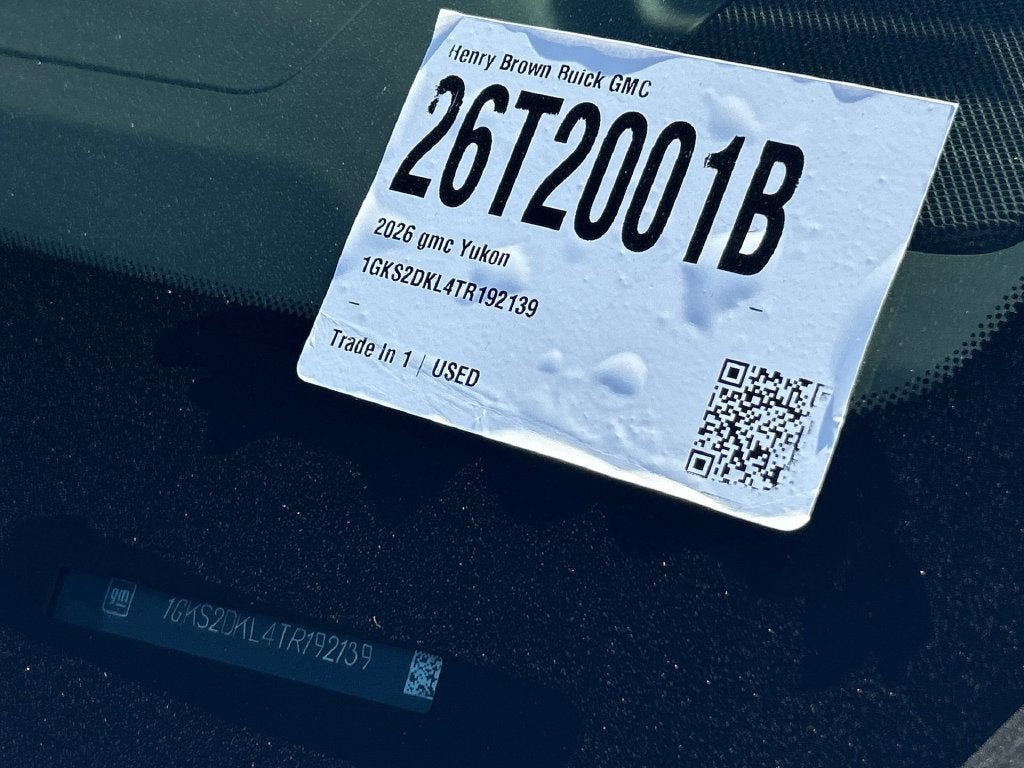 2026 GMC Yukon Denali
