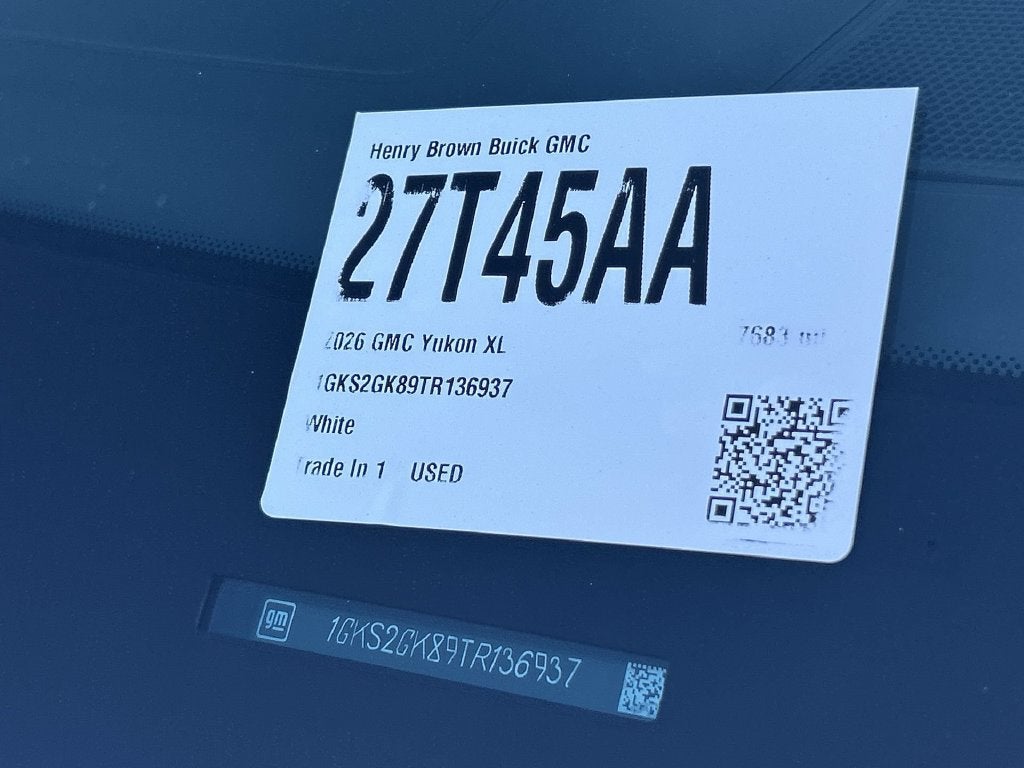 2026 GMC Yukon XL Elevation