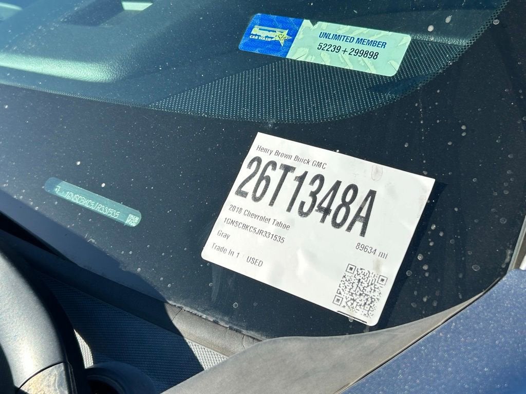 2018 Chevrolet Tahoe LT