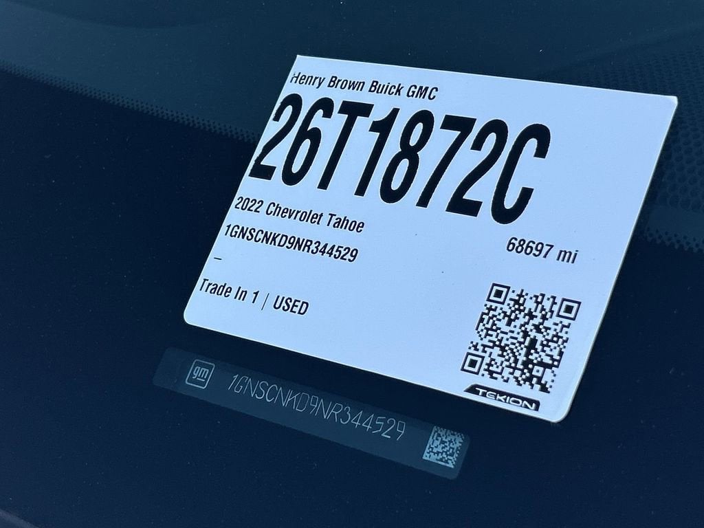 2022 Chevrolet Tahoe LT