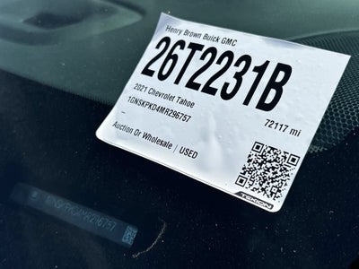 2021 Chevrolet Tahoe Z71