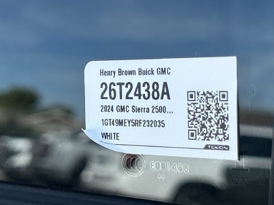 2024 GMC Sierra 2500 HD SLE