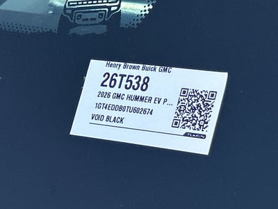 2026 GMC HUMMER EV Pickup 3X