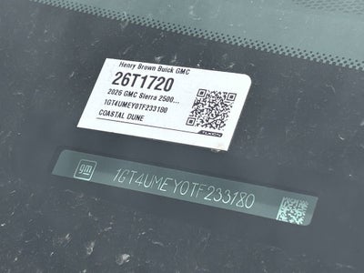 2026 GMC Sierra 2500 HD SLE