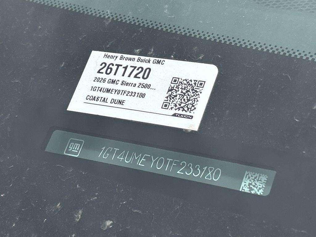 2026 GMC Sierra 2500 HD SLE