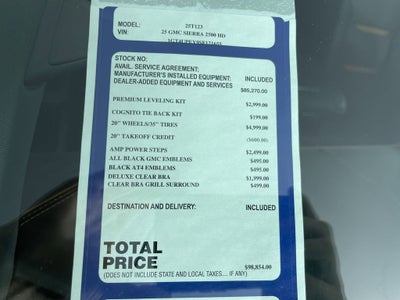 2025 GMC Sierra 2500 HD AT4