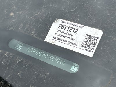 2026 GMC Canyon Elevation