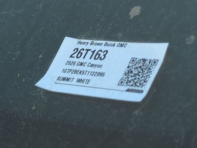 2026 GMC Canyon Elevation