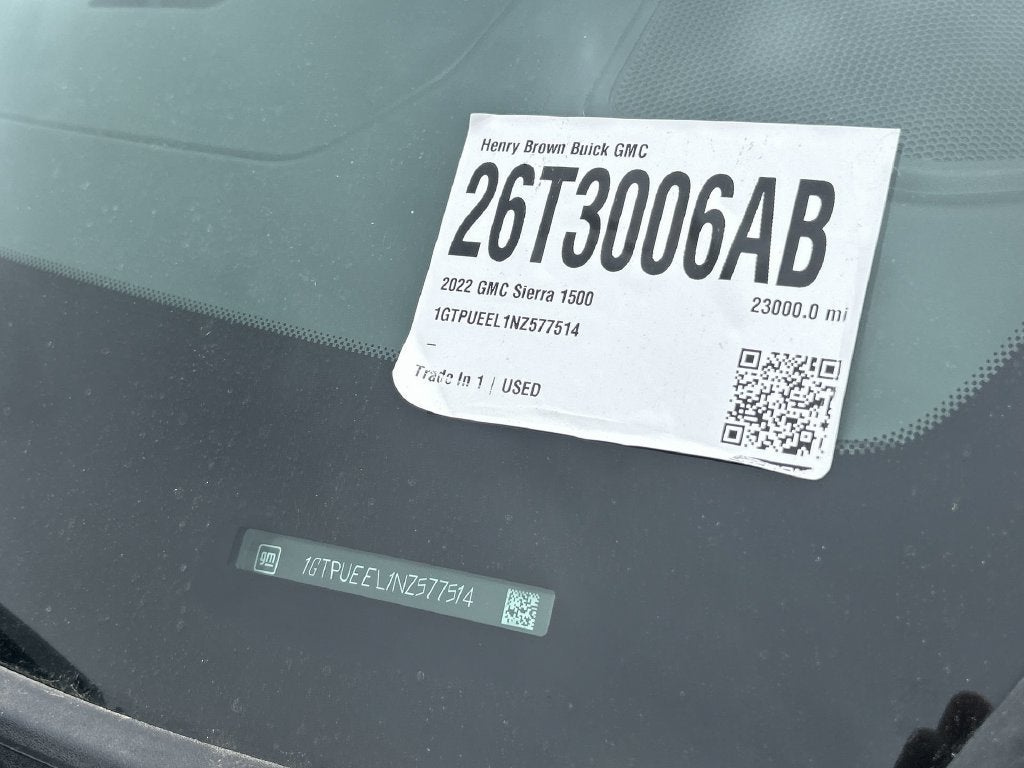 2022 GMC Sierra 1500 AT4