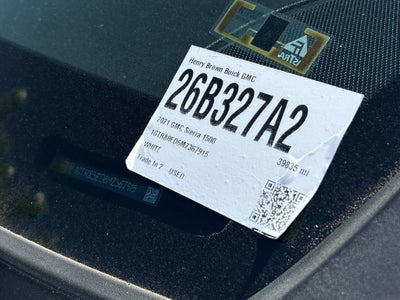 2021 GMC Sierra 1500 SLE