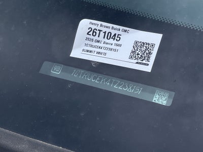 2026 GMC Sierra 1500 Elevation