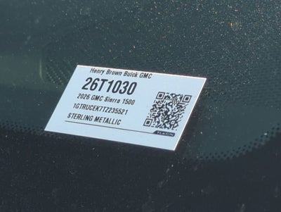 2026 GMC Sierra 1500 Elevation