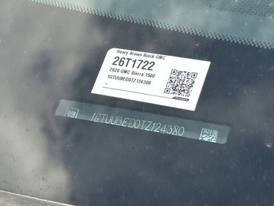 2026 GMC Sierra 1500 SLE