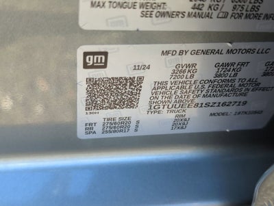 2025 GMC Sierra 1500 AT4