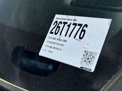 2026 GMC Sierra 1500 AT4