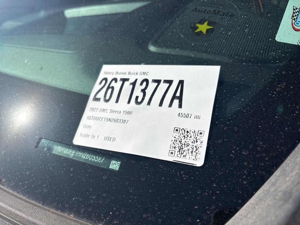 2022 GMC Sierra 1500 AT4