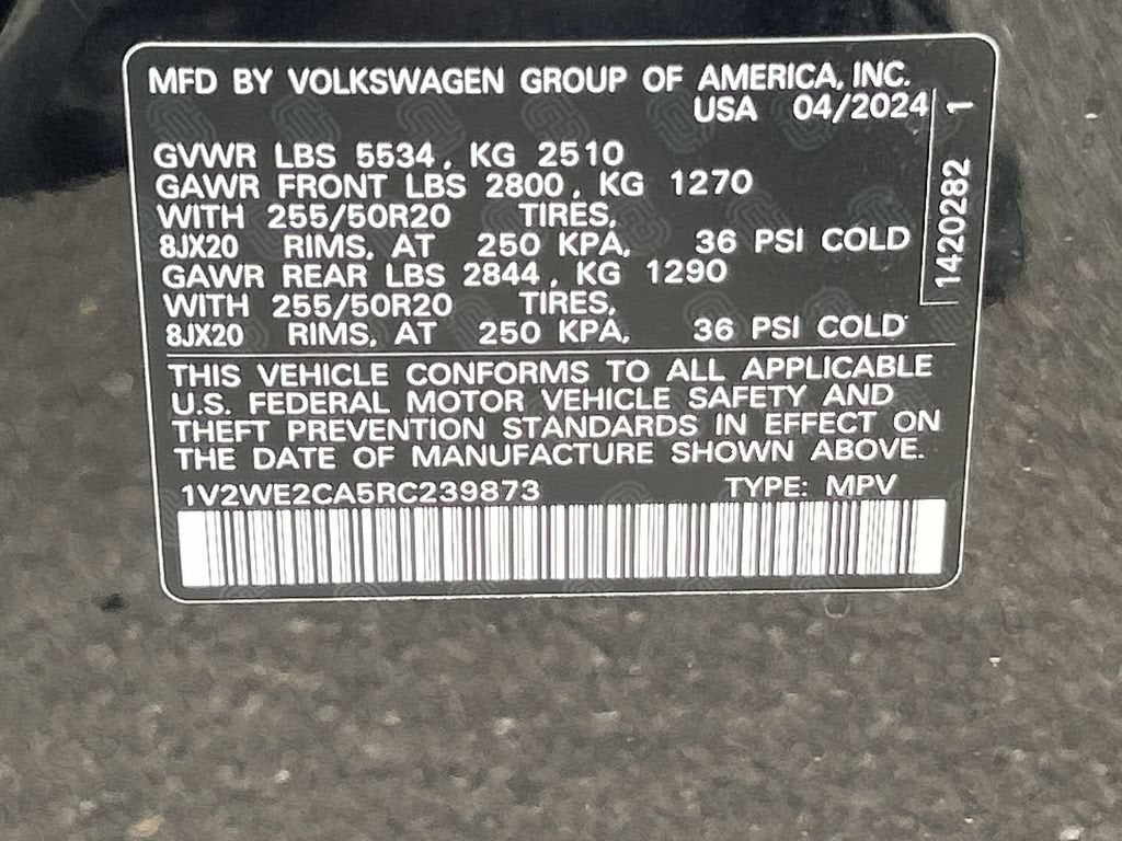 2024 Volkswagen Atlas Cross Sport 2.0T SE w/Technology