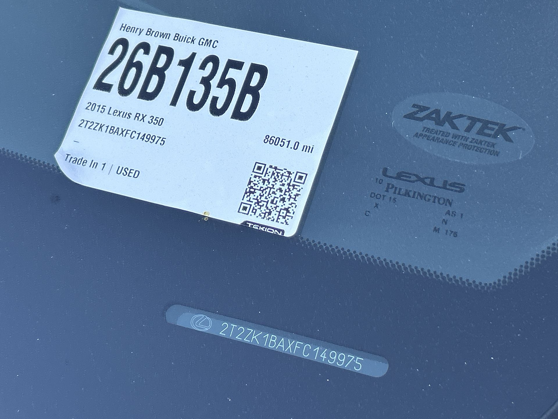 2015 Lexus RX 350 FWD 4dr