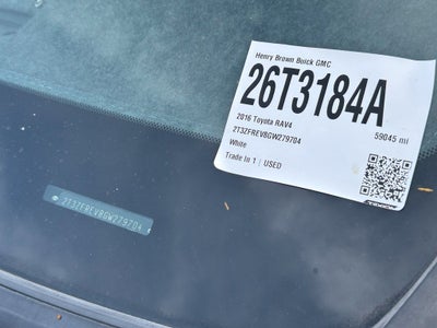 2016 Toyota RAV4 LE