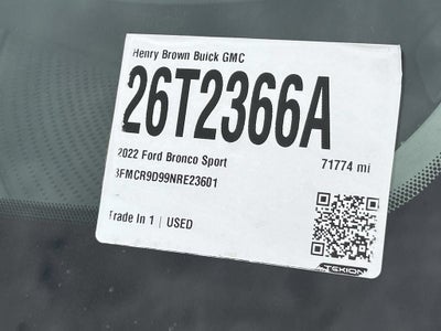 2022 Ford Bronco Sport Badlands