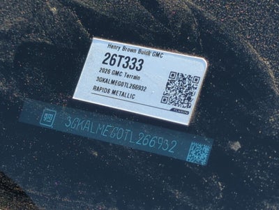 2026 GMC Terrain Elevation