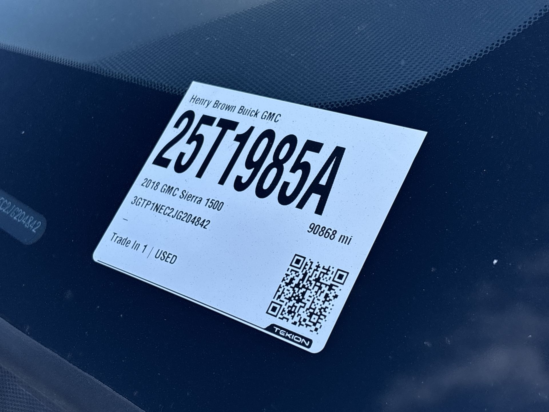 2018 GMC Sierra 1500 SLT