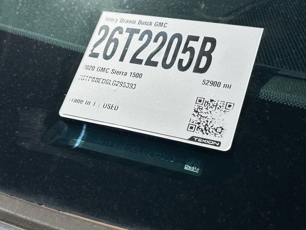 2020 GMC Sierra 1500 SLE