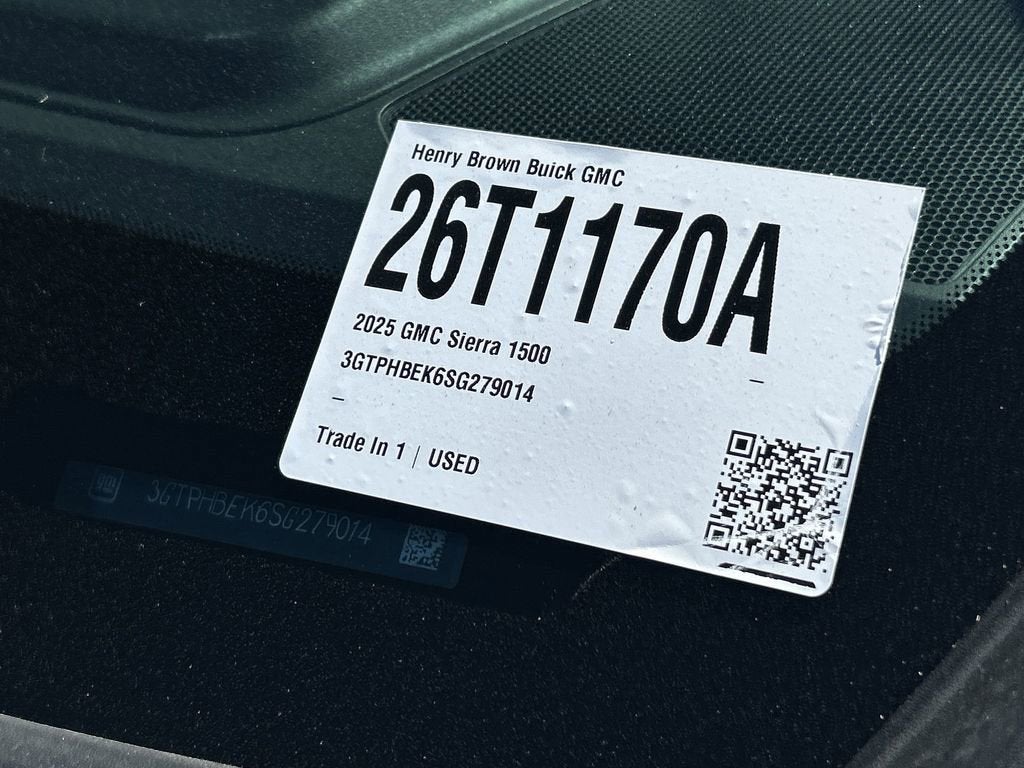 2025 GMC Sierra 1500 SLE